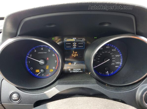 4S4BSATC0K3229905 2019 SUBARU OUTBACK Black Vista del cuadro de instrumentos