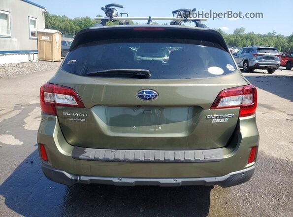 4S4BSATC1H3302417 2017 SUBARU OUTBACK Green Vista trasera