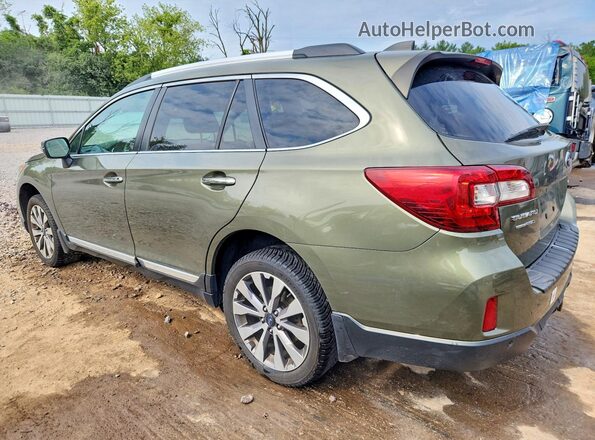 4S4BSATC1H3375612 2017 SUBARU OUTBACK Зеленый Задняя левая четверть