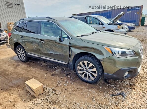 4S4BSATC1H3375612 2017 SUBARU OUTBACK Зеленый Передняя правая четверть