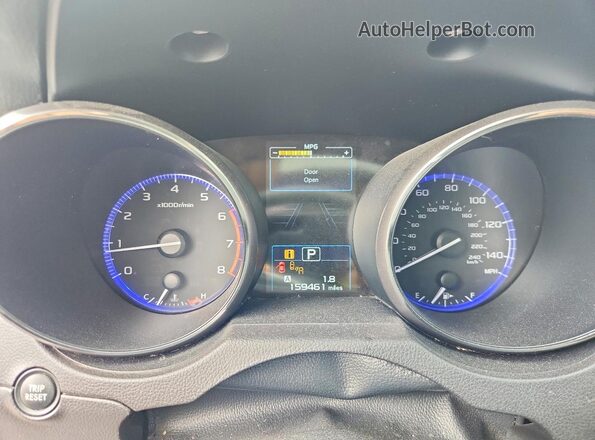 4S4BSATC1H3375612 2017 SUBARU OUTBACK Зеленый Вид щитка приборов