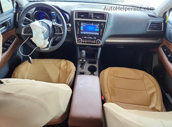 4S4BSATC1J3395297 2018 SUBARU OUTBACK Синий Вид панели приборов