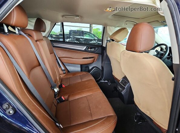 4S4BSATC1J3395297 2018 SUBARU OUTBACK Синий Вид задней части салона