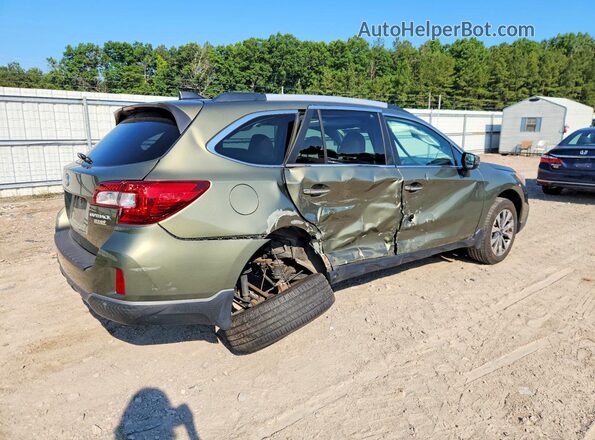 4S4BSATC2H3435736 2017 SUBARU OUTBACK Green Trasero derecho
