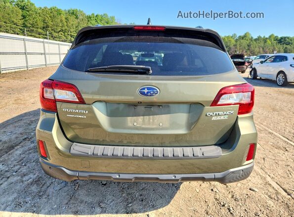 4S4BSATC2H3435736 2017 SUBARU OUTBACK Green Vista trasera