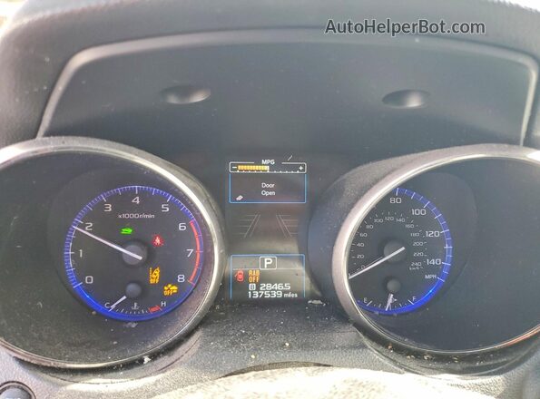 4S4BSATC2J3351213 2018 SUBARU OUTBACK White Widok zestawu wskaźników
