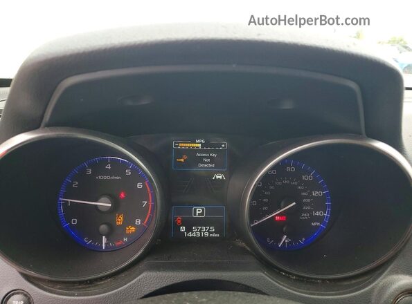 4S4BSATC4K3255567 2019 SUBARU OUTBACK White Instrument cluster view