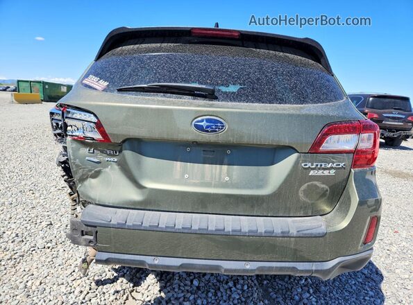 4S4BSATC5H3328230 2017 SUBARU OUTBACK Green უკანა ხედი