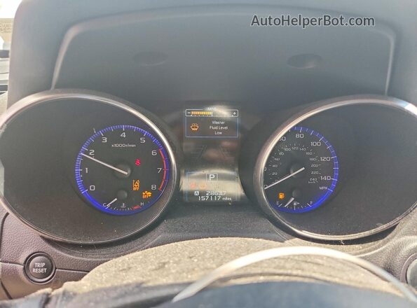 4S4BSATC5H3342211 2017 SUBARU OUTBACK White Вид щитка приладів