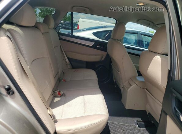 4S4BSBCC1G3255944 2016 SUBARU OUTBACK Серебряный Вид задней части салона