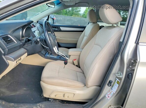 4S4BSBCC2G3237372 2016 SUBARU OUTBACK Silver Front interior view