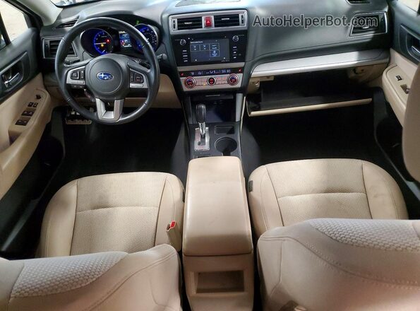 4S4BSBCC4G3241259 2016 SUBARU OUTBACK Green Вид панелі приладів