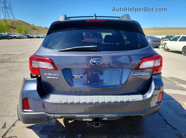 4S4BSBCC6G3356431 2016 SUBARU OUTBACK Синий Вид сзади