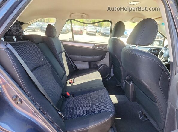 4S4BSBCC6G3356431 2016 SUBARU OUTBACK Синий Вид задней части салона