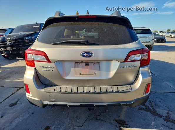 4S4BSBCC7G3218994 2016 SUBARU OUTBACK Желто-коричневый Вид сзади