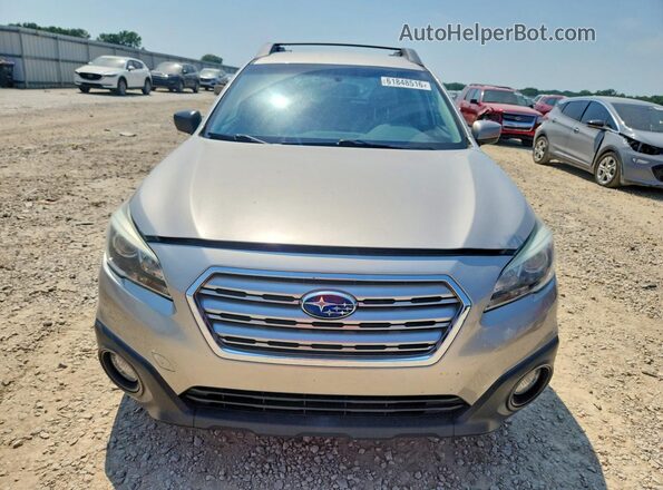 4S4BSBCC7G3353022 2016 SUBARU OUTBACK Silver Widok z przodu