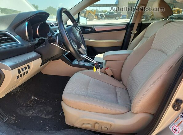 4S4BSBCC7G3353022 2016 SUBARU OUTBACK Silver Widok wnętrza z przodu