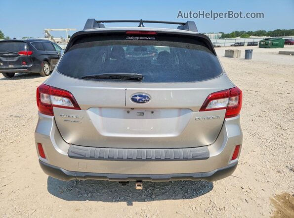 4S4BSBCC7G3353022 2016 SUBARU OUTBACK Silver Widok z tyłu