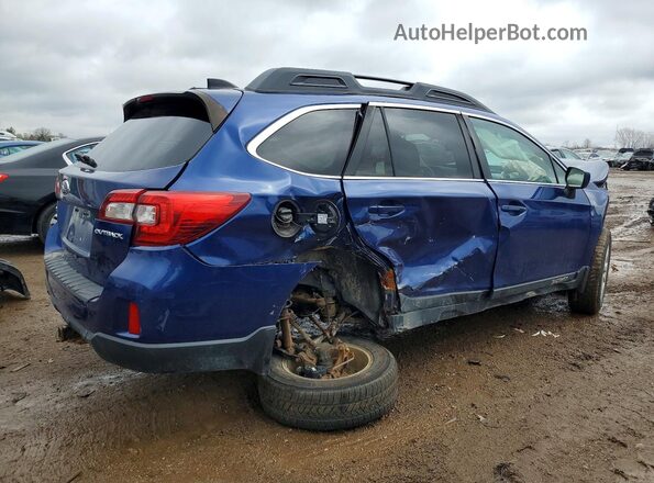 4S4BSBCC9G3278534 2016 SUBARU OUTBACK Blue Trasero derecho