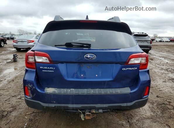 4S4BSBCC9G3278534 2016 SUBARU OUTBACK Blue Vista trasera