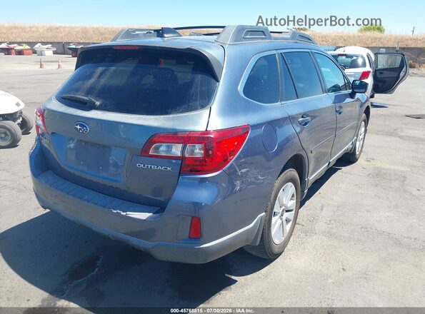 4S4BSBCCXG3355976 2016 SUBARU OUTBACK Blue Задня права чверть