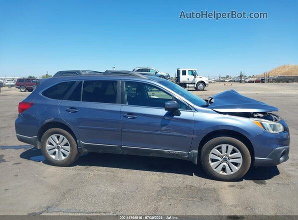 4S4BSBCCXG3355976 2016 SUBARU OUTBACK Blue Вид задньої частини салону