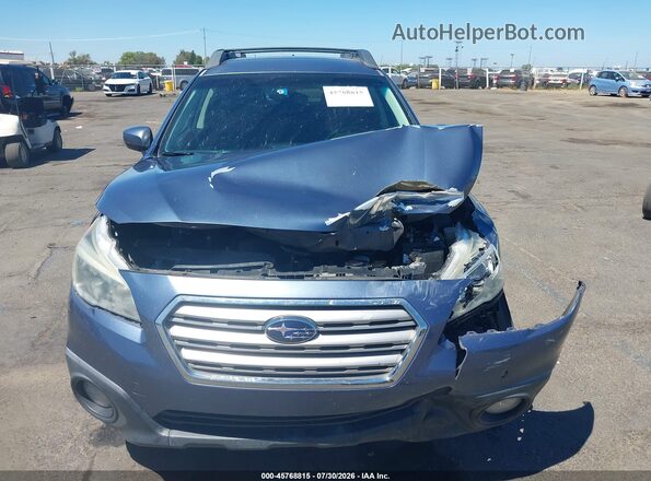 4S4BSBCCXG3355976 2016 SUBARU OUTBACK Blue Вид щитка приладів