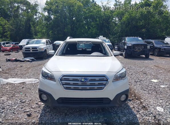 4S4BSBFC1G3234703 2016 SUBARU OUTBACK Белый Вид щитка приборов
