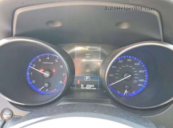 4S4BSBFC3G3283756 2016 SUBARU OUTBACK Black Instrument cluster view