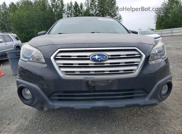 4S4BSBFC3G3313967 2016 SUBARU OUTBACK Black წინა ხედი