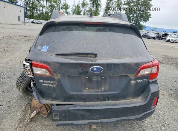4S4BSBFC3G3313967 2016 SUBARU OUTBACK Black უკანა ხედი