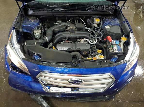 4S4BSBFC5G3237605 2016 SUBARU OUTBACK Blue Vista del compartimento del motor