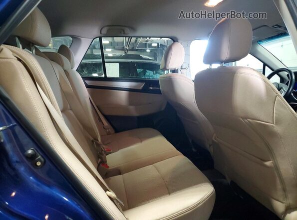 4S4BSBFC5G3237605 2016 SUBARU OUTBACK Blue Vista interior trasera