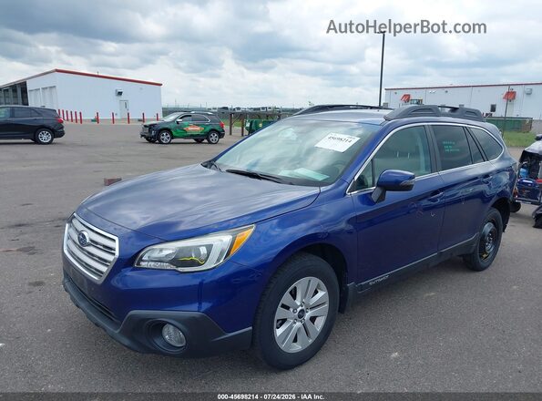 4S4BSBFC7G3297045 2016 SUBARU OUTBACK Синий Передняя левая четверть