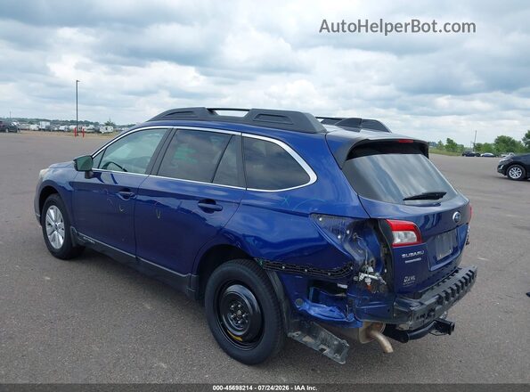 4S4BSBFC7G3297045 2016 SUBARU OUTBACK Синий Задняя левая четверть