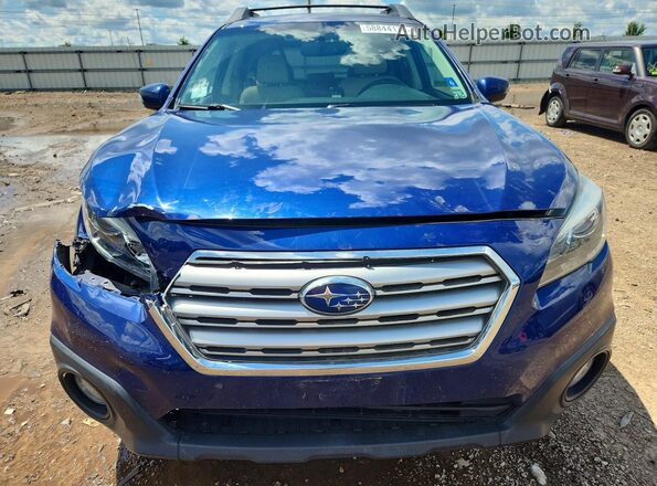 4S4BSBHC7G3216932 2016 SUBARU OUTBACK Синий Вид спереди