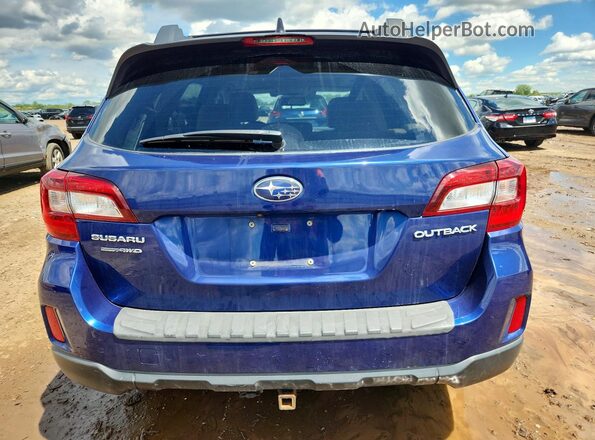 4S4BSBHC7G3216932 2016 SUBARU OUTBACK Синий Вид сзади
