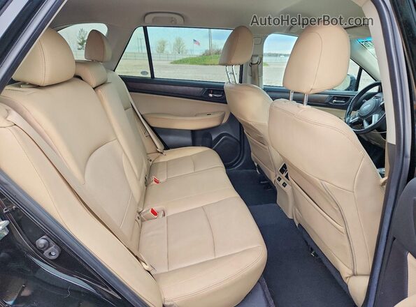 4S4BSBJC4G3206742 2016 SUBARU OUTBACK Black Հետևի նստատեղերի տեսք