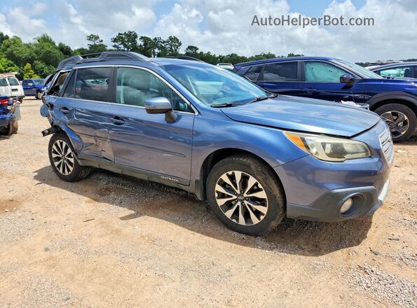 4S4BSBLC4G3301105 2016 SUBARU OUTBACK Синий Передняя правая четверть