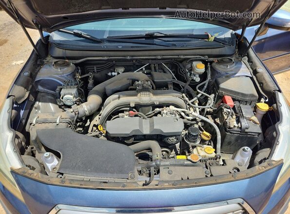 4S4BSBLC4G3301105 2016 SUBARU OUTBACK Синий Вид задней части салона