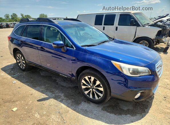 4S4BSBLC5G3264792 2016 SUBARU OUTBACK Синий Передняя правая четверть