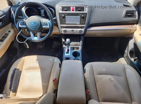 4S4BSBLC5G3264792 2016 SUBARU OUTBACK Синий Вид панели приборов