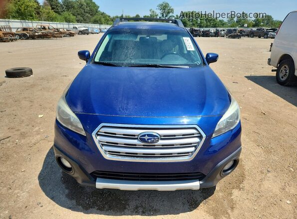 4S4BSBLC5G3264792 2016 SUBARU OUTBACK Синий Вид спереди