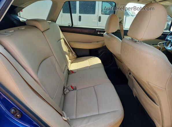 4S4BSBLC5G3264792 2016 SUBARU OUTBACK Синий Вид задней части салона