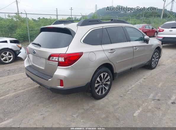 4S4BSBNC1G3205641 2016 SUBARU OUTBACK Tan Rear right
