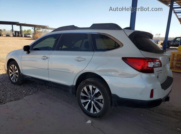 4S4BSBNC1G3329909 2016 SUBARU OUTBACK White Rear left