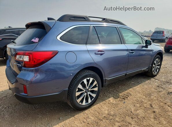 4S4BSBNC1G3340294 2016 SUBARU OUTBACK Синий Задняя правая четверть