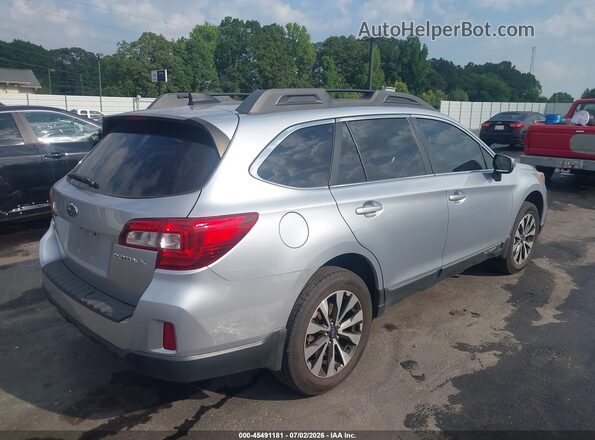4S4BSBNC2G3238499 2016 SUBARU OUTBACK Silver Tył prawy