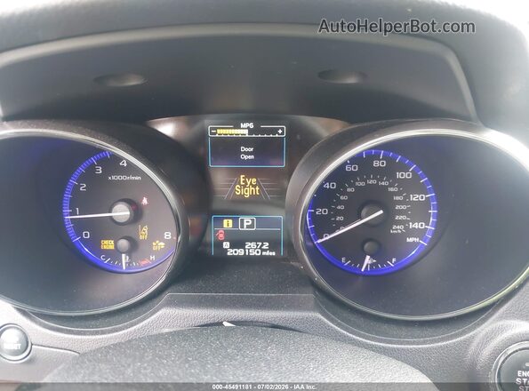 4S4BSBNC2G3238499 2016 SUBARU OUTBACK Silver Widok tylnych siedzeń