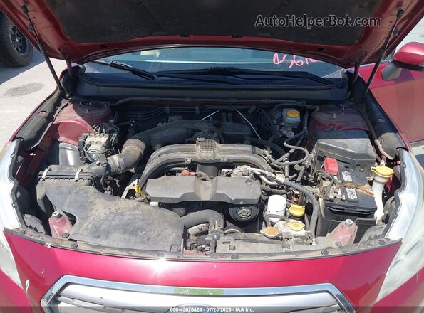 4S4BSBNC2G3317249 2016 SUBARU OUTBACK Red Widok z tyłu